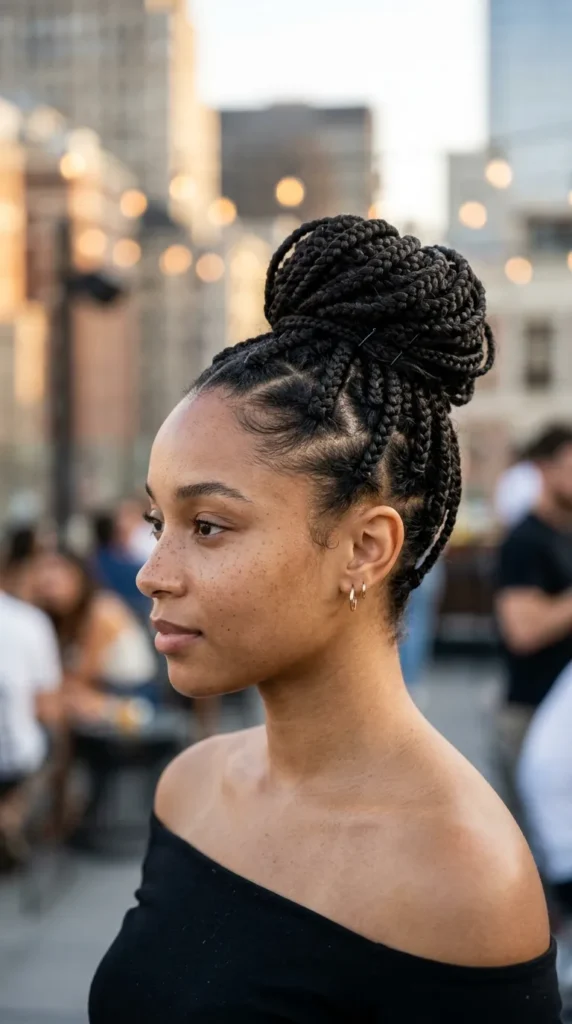 Pull-Through Braided Bun