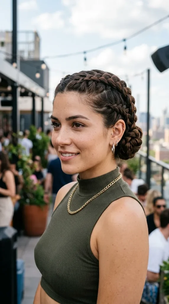 Red Carpet Braided Updo