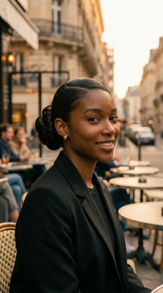 Sleek Side Bun Hairstyle