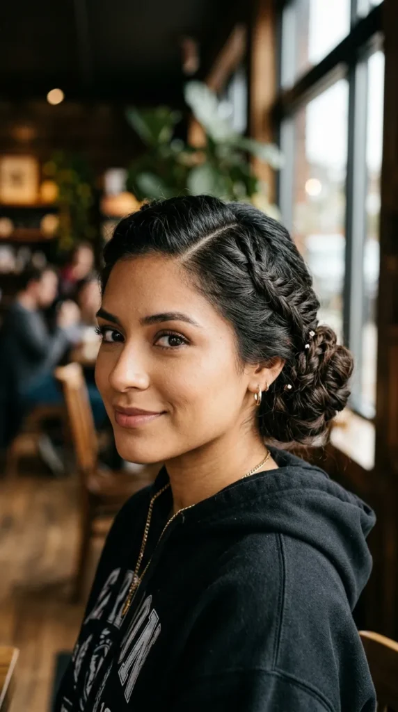 Soft Romantic Braided Chignon