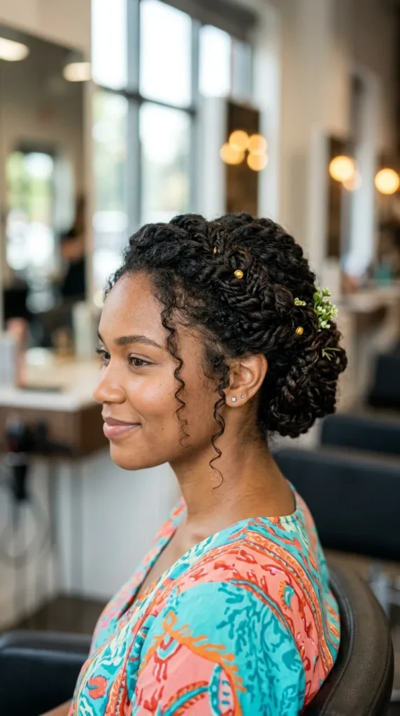 Textured Bridal-Inspired Everyday Updo