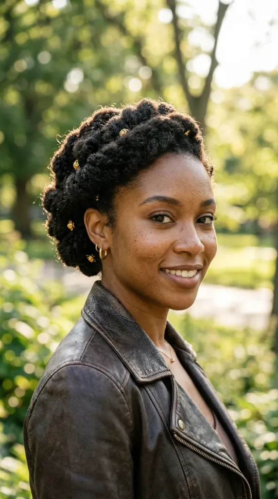 Textured Gibson Tuck Updo