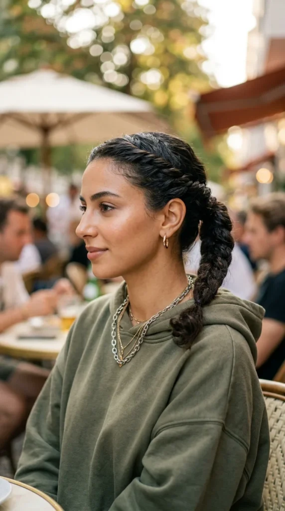 Twisted Low Ponytail