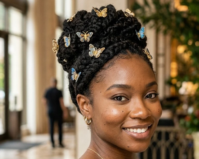 Updo Hairstyles for Black Females