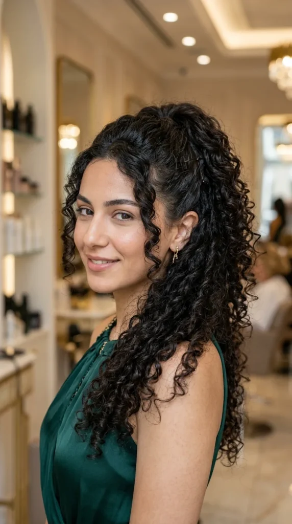 Voluminous Curly Ponytail