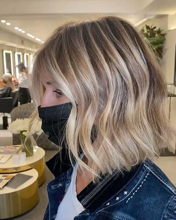 Bright Blonde Beachy Ripples