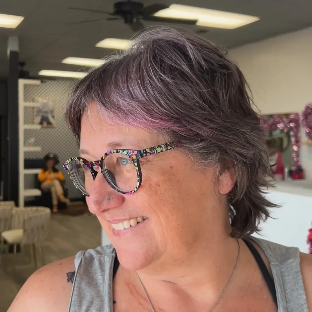 The Playful Pop of Color Bob