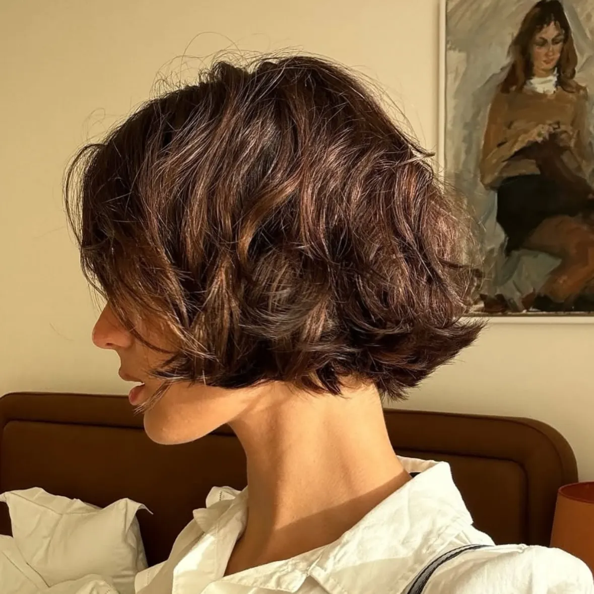 Thick Brunette Curls with Maximum Body